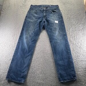 Vintage Guess Rebel Jeans Mens 33x34 Blue Cotton Denim Straight Baggy Workwear